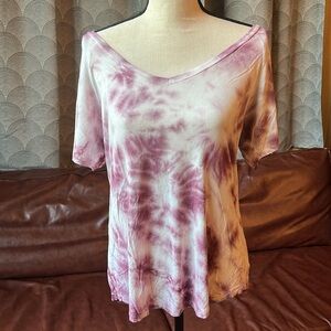 Purple tie-dye, American Eagle Outfitters Soft & Sexy T